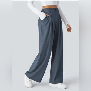 Halara Flex™ High Waisted Pocket Wide Leg Waffle Work Pants 2x NWT